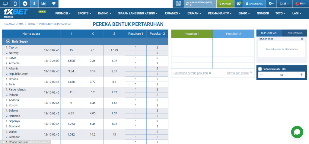 1xbet Malaysia